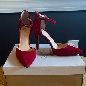 Jessica Simpson suede heels
